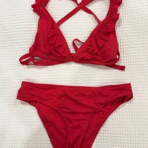 Shade & Shore Red Bikini Set